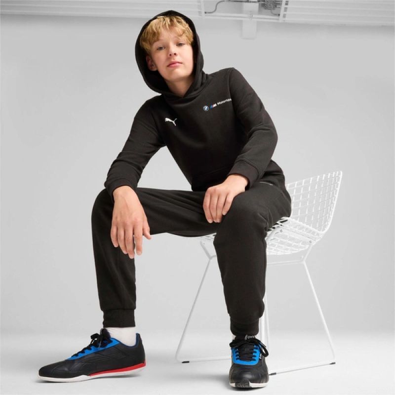 Puma BMW MMS Kids Kangaroo Hoodie Black To be categorized Your Sports Performance