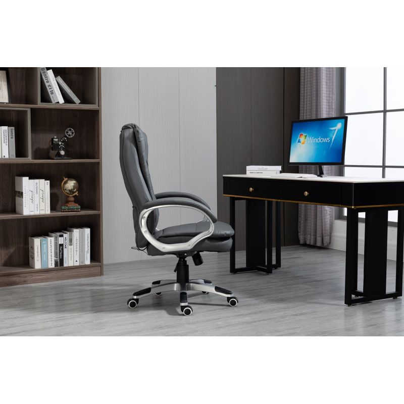 Activejet Heated Massage Office Chair YK7304 Gray Fotele/Fotele biurowe Your Sports Performance