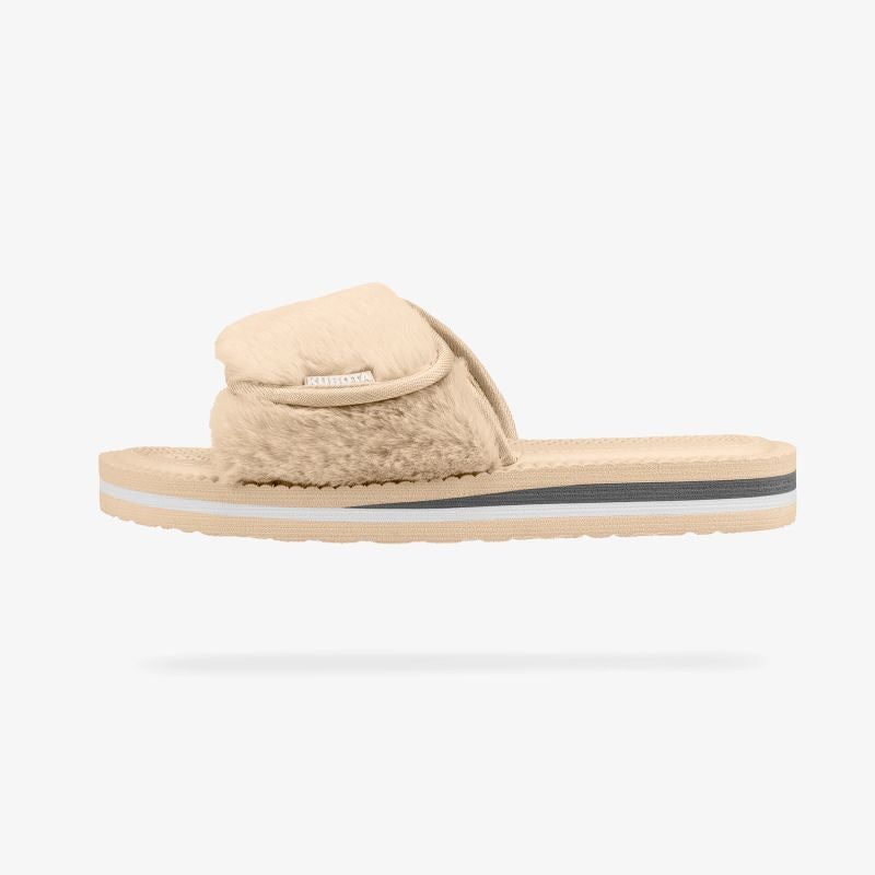 Kubota flip-flops with velcro and beige fur K24AW-100-001-03-1 *Kategoria tymczasowa Your Sports Performance