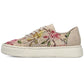 Women's openwork shoes with flowers, beige, Rieker N9919-91 Rieker