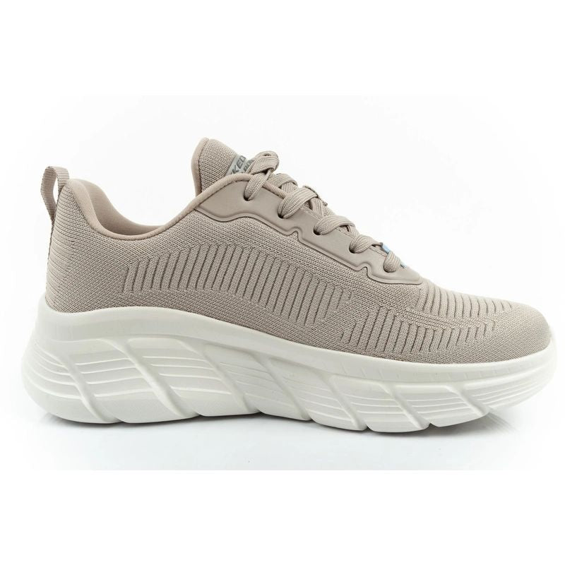 Skechers Bobs B Flex women's sneakers, fashionable beige Skechers