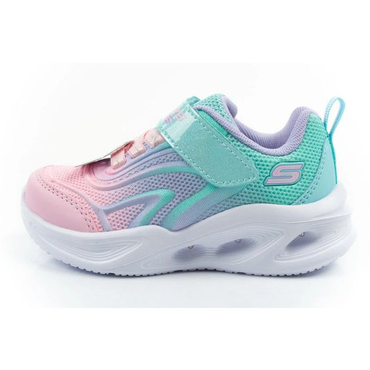 Skechers Color Breeze LED Children's Sports Shoes for Girls Turquoise Skechers