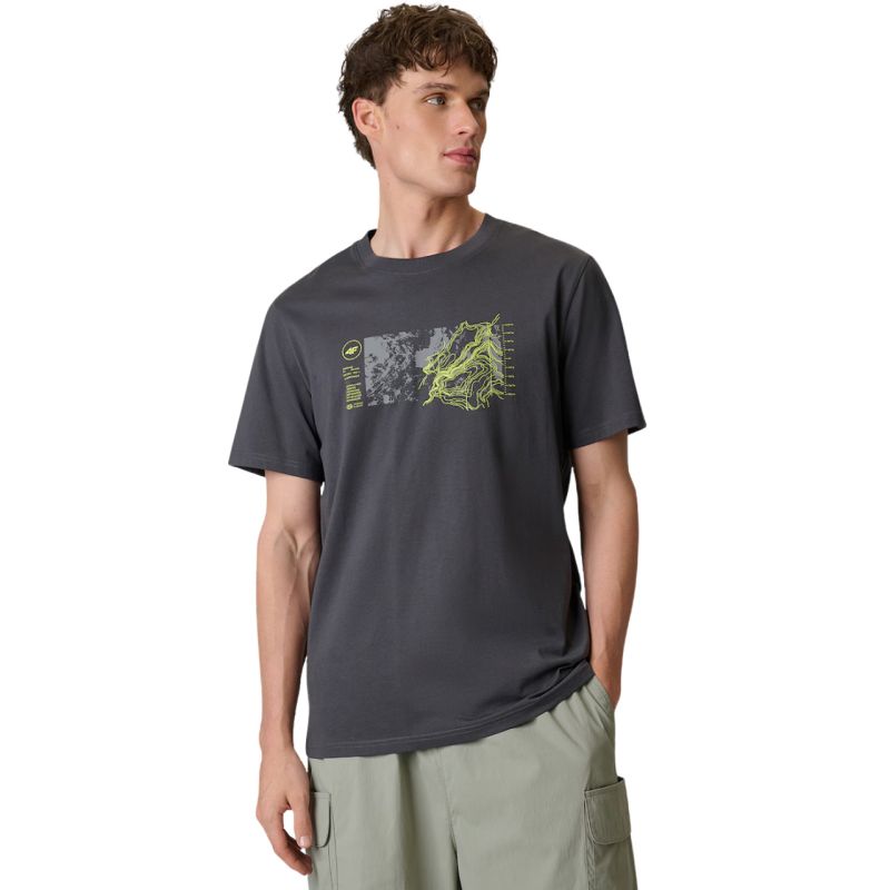 Men's T-shirt 4F M2823 anthracite 4FWSS26TTSHM2823 22S