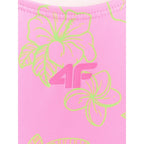 Girls' one-piece swimsuit 4F 4FJRSS26USWSF145-91A