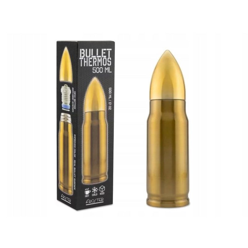 Thermos Bullet Brass cartridge 500 ml AGD - Produkty/Termosy i kubki termiczne Your Sports Performance