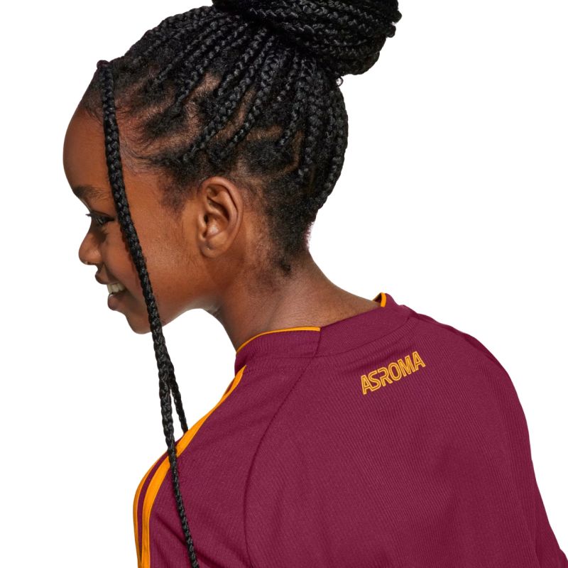 adidas AS Roma 25/26 Home burgundy kids' jersey JX2613 Clothing Your Sports Performance