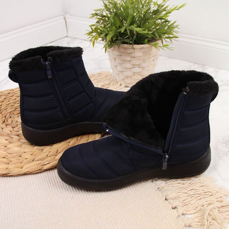 Waterproof snow boots with zipper NEWS W EVE181B navy blue Footwear/Outdoor/News Your Sports Performance