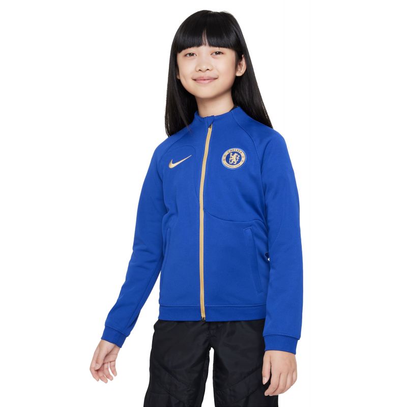 Nike Chelsea London Academy Pro Jr DV5064-495 Sweatshirt Clothing/Football Your Sports Performance
