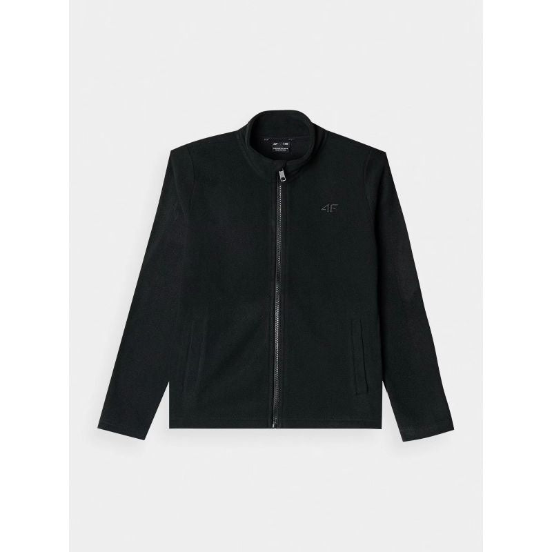 Regular fleece with stand-up collar for boys 4F Junior 4FJWMM00TFLEM245-20S *Kategoria tymczasowa Your Sports Performance