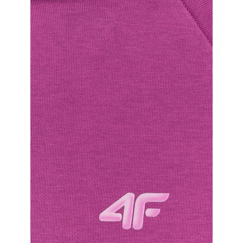 Girls' loose sweatshirt with hood 4F 4FJRSS26TSWSF3040-53S 4f