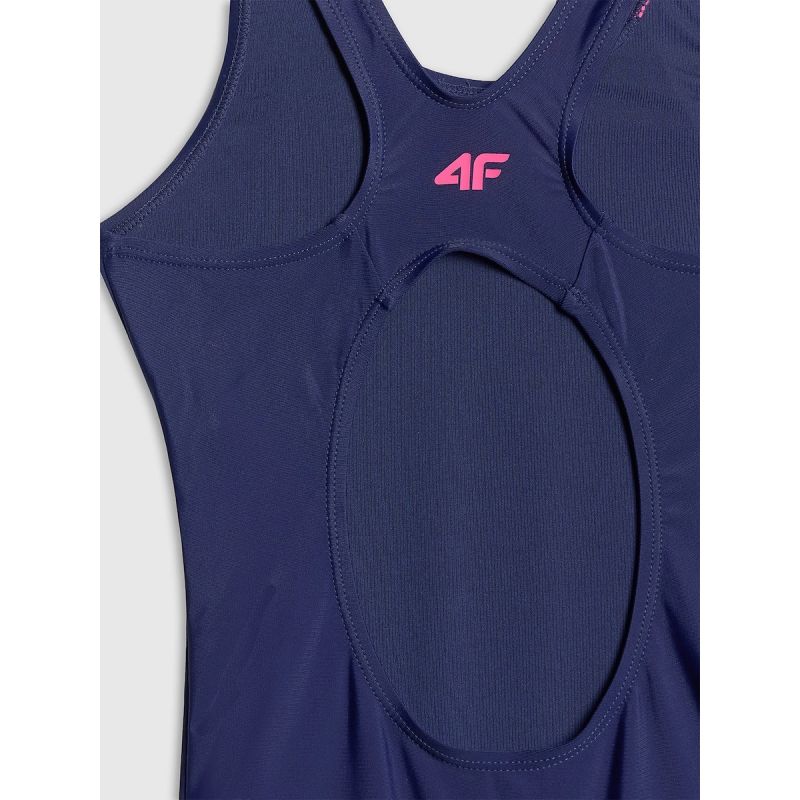Girls' one-piece swimsuit 4F 4FJRSS26USWSF148-31S