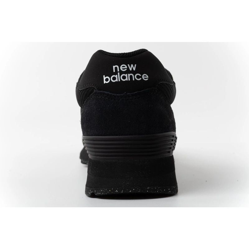 New Balance men's 515 black suede leather sneakers