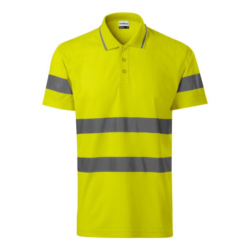Rimeck HV Runway M polo shirt MLI-2V997 fluorescent yellow Clothing/Lifestyle/T-shirts/Rimeck Your Sports Performance