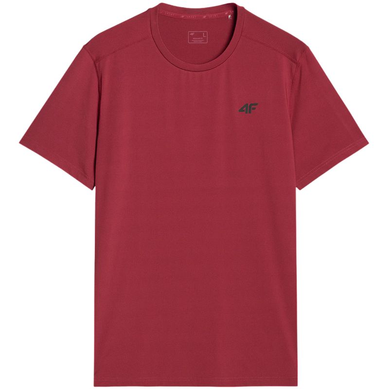Men's T-shirt 4F FNK M1521 dark red 4FWAW25TFTSM1521 61S In preparation Your Sports Performance
