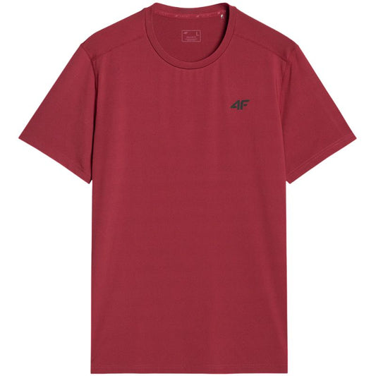 Men's T-shirt 4F FNK M1521 dark red 4FWAW25TFTSM1521 61S In preparation Your Sports Performance