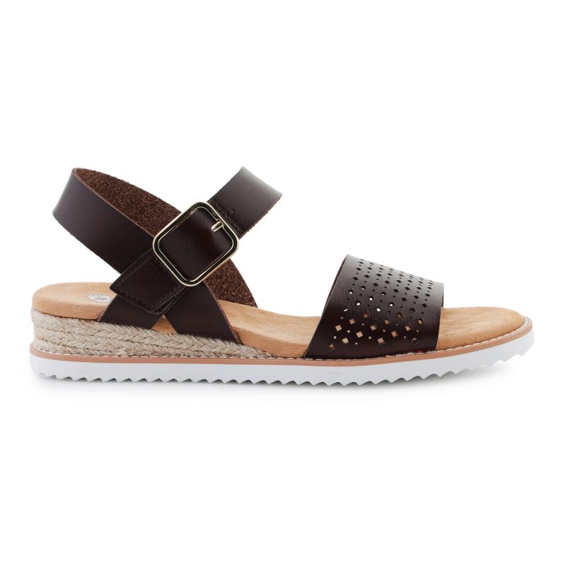 Skechers Desert Kiss-Sunny Flair W 114143-CHOC Sandals Footwear/Lifestyle/Skechers Skechers
