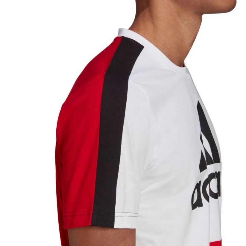 adidas Essentials Colorblock Single Jersey Tee M HE4330 Clothing/Training Adidas