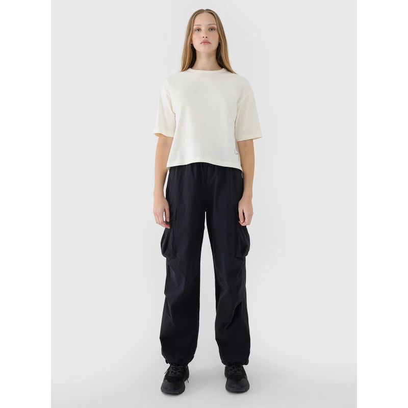 Women's oversize printed T-shirt 4F 4FWSS25TTSHF1971-11S *Kategoria tymczasowa Your Sports Performance