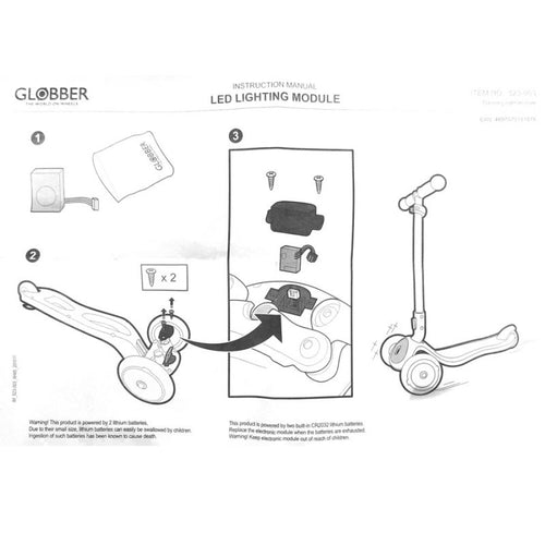 Replacement module for the Globber 523-003 scooter Accessories/Skating/Akcesoria Your Sports Performance