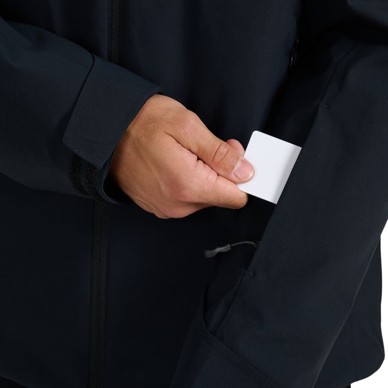 Men's ski jacket 4F M0787 deep black 4FWAW25TTJAM0787 20S In preparation Your Sports Performance