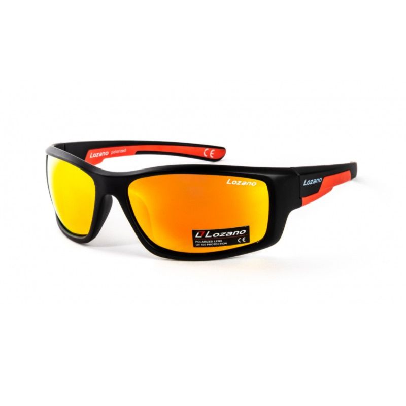 Lozano Polarized Mirrored Cycling Sunglasses - LZ133F Odzież/Okulary Your Sports Performance