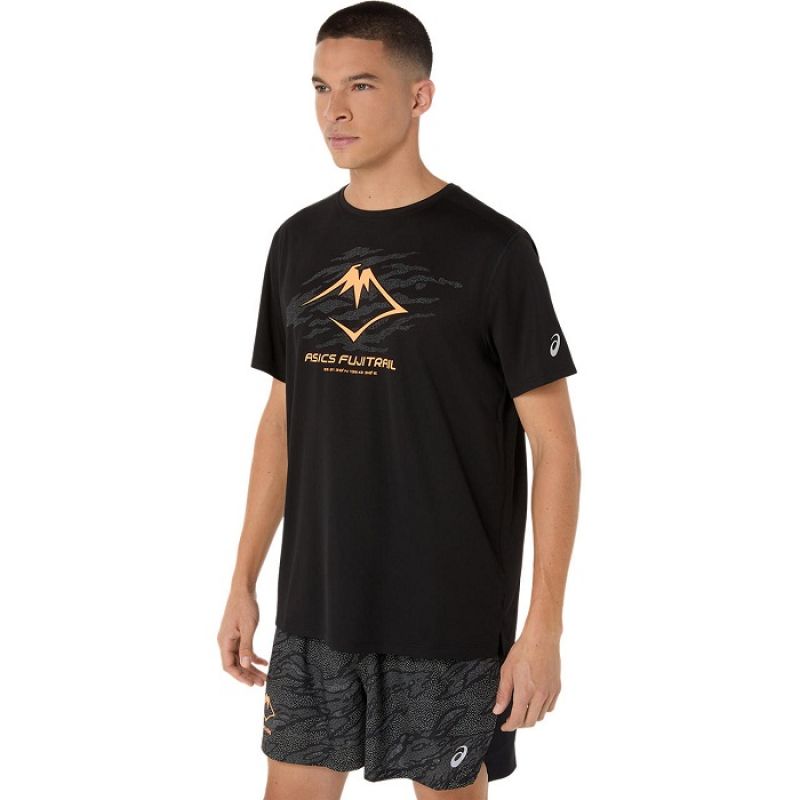 Asics Fujitrail Logo SS Top M 2011D390001 Clothing/Running Asics
