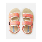 RIP CURL Newquay Bloom Open Toe-Girl Beach Flip-Flops Turquoise