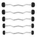 Fixed, broken, rubber barbell bar HMS GSL-10 10 kg Accessories/Training equipment Your Sports Performance