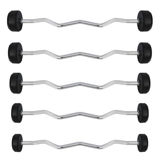 Fixed, broken, rubber barbell bar HMS GSL-10 10 kg Accessories/Training equipment Your Sports Performance