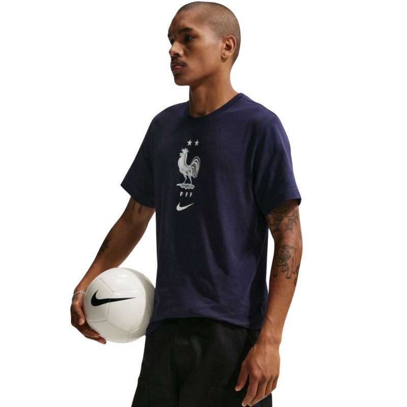 Nike FFF Soccer Men's T-Shirt Navy Blue IH2181 498