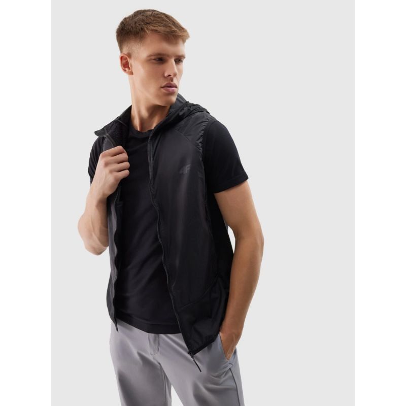 Men's down trekking vest with Primaloft active filling 4F 4FWSS24TVJAM096-24S *Kategoria tymczasowa Your Sports Performance