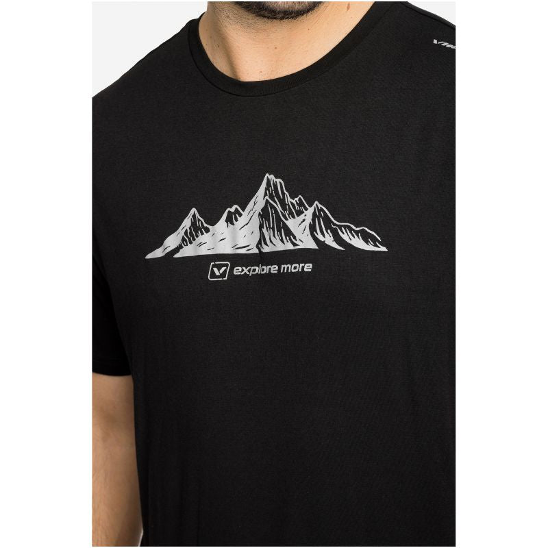 Men's VIKING Lenta Bamboo Light Man T-Shirt, black