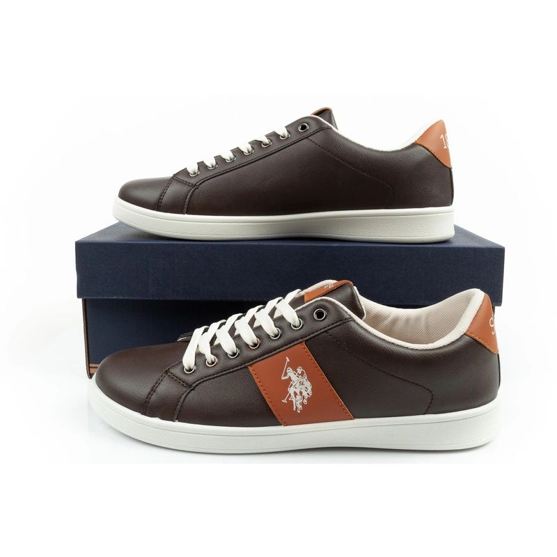 US Polo Assn. shoes sneakers men's fashionable brown comfortable Your Sports Performance