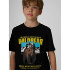 Boy's regular printed T-shirt 4F 4FJKAW26TTSHM4456-20S