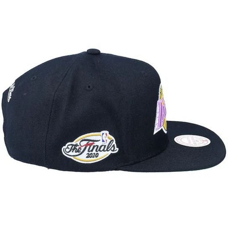 Mitchell & Ness NBA Los Angeles Lakers Top Spot Snapback Hwc Lakers Cap HHSS2976-LALYYPPPBLCK Clothing/Basketball/Mitchell & Ness Your Sports Performance