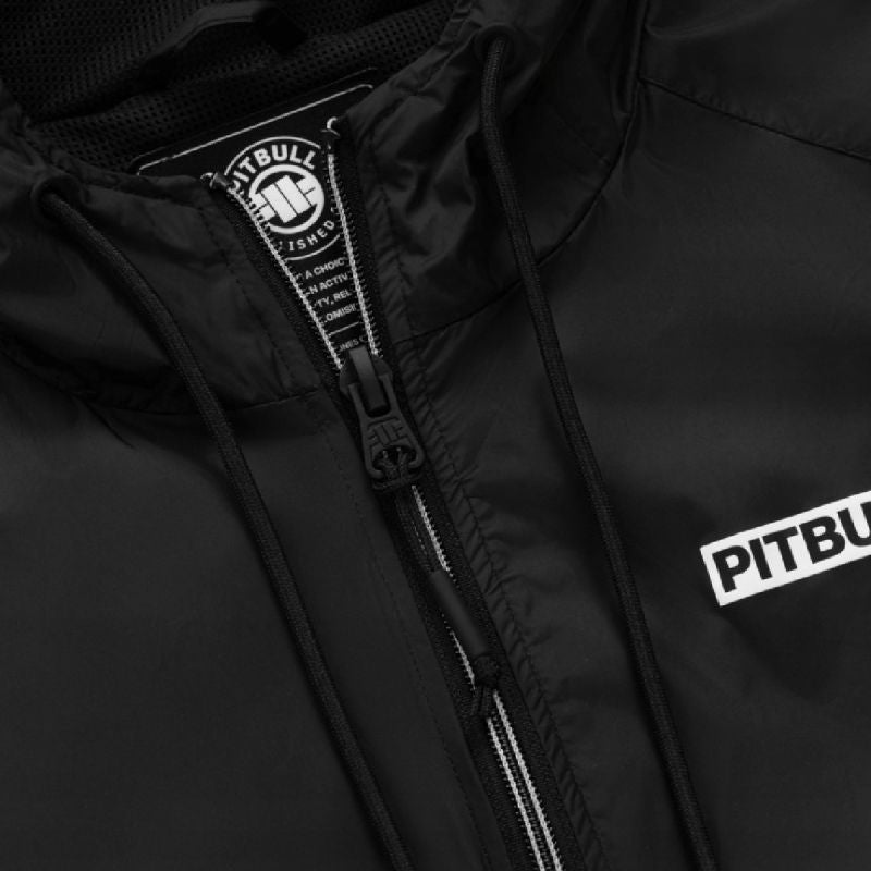 Pit Bull West Coast Athletic Logo II Men's Transitional Jacket Black - 526023900