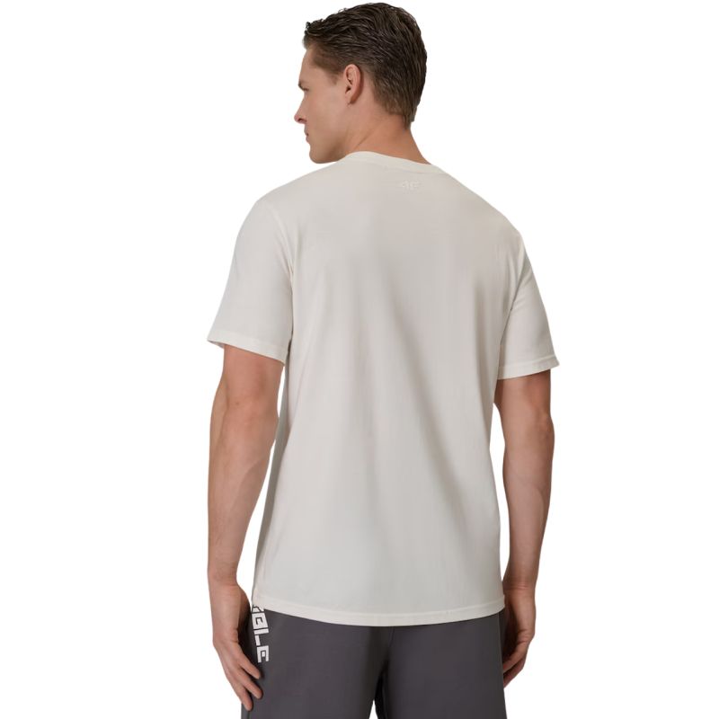 Men's T-shirt 4F M2665 cream 4FWSS26TTSHM2665 12S