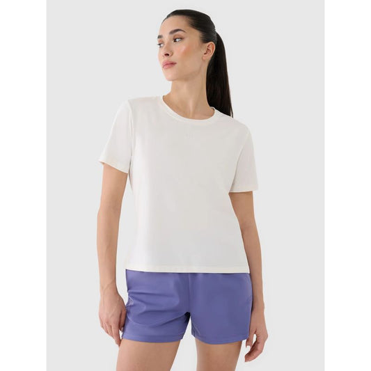 Women's quick-drying oversize training T-shirt 4F 4FRSS25TFTSF1236-11S *Kategoria tymczasowa Your Sports Performance