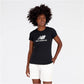 New Balance Essentials Stacked Logo CO BK T-shirt W WT31546BK Clothing/Lifestyle/T-shirts/New Balance New Balance