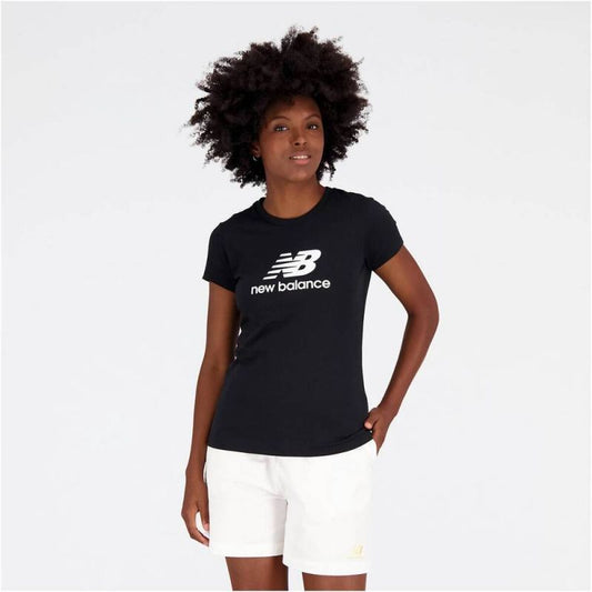 New Balance Essentials Stacked Logo CO BK T-shirt W WT31546BK Clothing/Lifestyle/T-shirts/New Balance New Balance