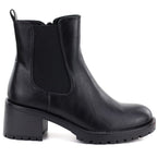 Women's ankle boots, insulated, black, Potocki SZ12742