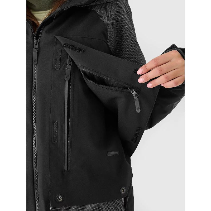 Women's 10000 membrane snowboard jacket 4F 4FWAW24TTJAF587-20S Clothing Your Sports Performance