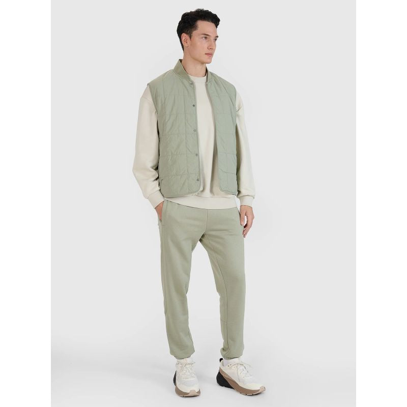 Men's sleeveless vest with stand-up collar 4F 4FWSS25TVJAM210-44S *Kategoria tymczasowa Your Sports Performance