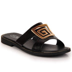 Black slippers with ornament W Filippo Footwear/Lifestyle/Peak Your Sports Performance
