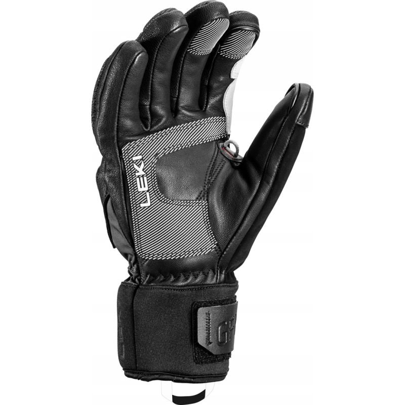 LEKI GLOVES Griffin Pro 3D black/white 8.5 Narciarstwo/Rękawice Your Sports Performance