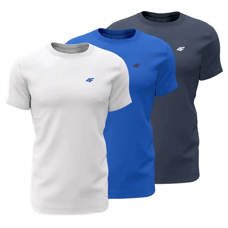 Men's T-shirt (SET OF 3 T-SHIRTS) 4F 4FWSS26TTSHM4479-90S 4f