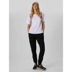 Women's loose T-shirt with print 4F 4FKAW26TTSHF4507-10S