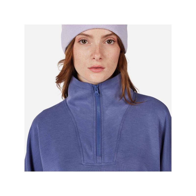 ROSSIGNOL W CHAVANETTE HZ SCUBA FLEECE women's sweatshirt blue