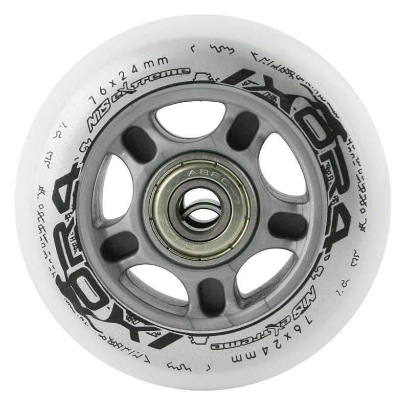PU 76x24 82A WHITE (4 pcs.) + ABEC-7 (8 pcs.) NILS EXTREME SET To be categorized Your Sports Performance