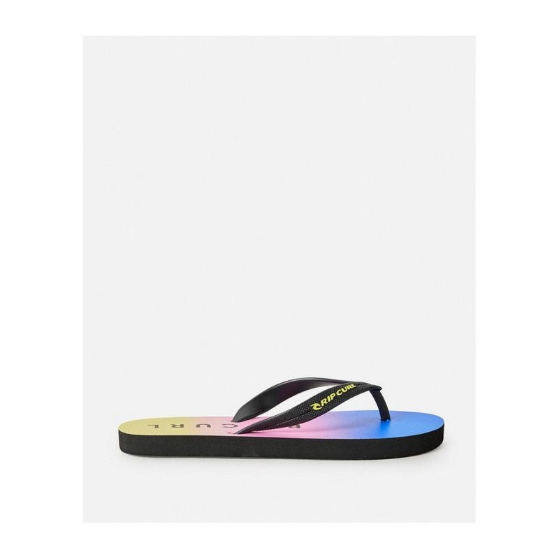 RIP CURL Lazed Fade Bloom Open Toe Beach Flip-Flops - Bo Turquoise